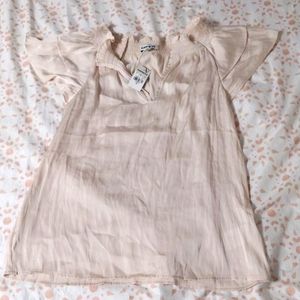 Silk white/beige blouse